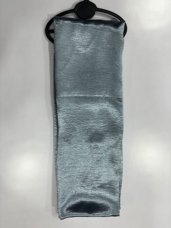 Velvet Grey Satin Scarf