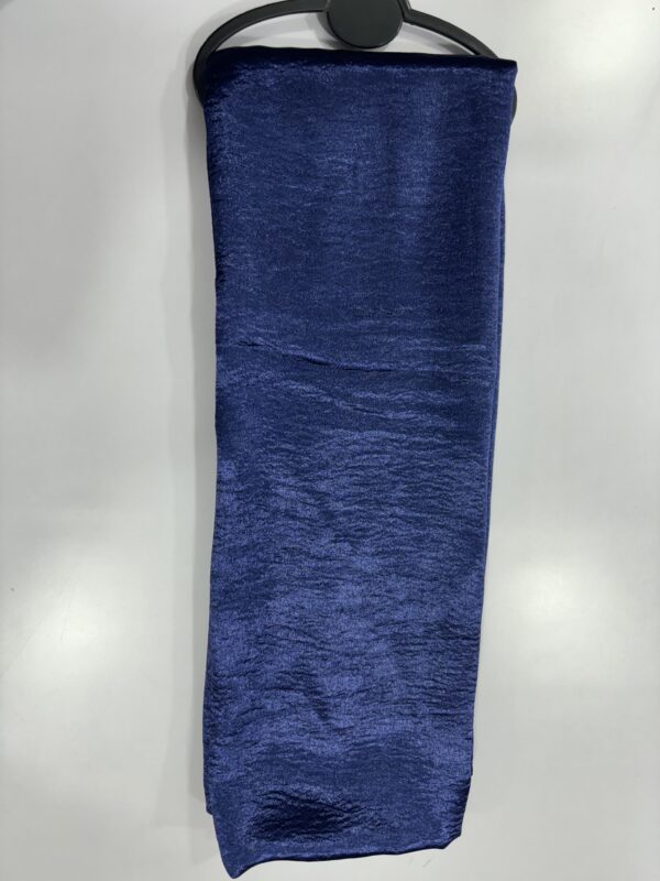 Velvet Royal Blue Satin Scarf